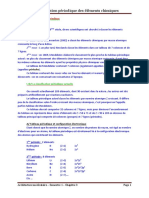 Chap 3 La Classification Periodique Des Elements Chimqiues