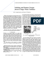 Flow Modeling and Runner Design Optimization in Turgo Water Turbines