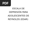 Escala de Depresión para Adolescentes de Reynolds