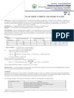 P - 19 Determination of Dissolved CO2