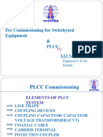 Pre Commissioning For Switchyard Equipment & PLCC: MD Maaz Alam