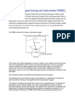 Permanent Magnet Moving Coil Instruments