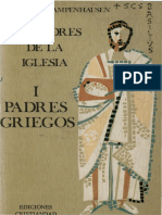 VON CAMPENHAUSEN, Hans (1974) Los Padres de La Iglesia I Padres Griegos, Madrid, Ediciones Cristiandad PDF