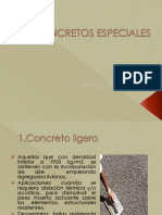 Concretos Especiales