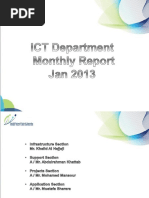 Monthly Report ICT Simple