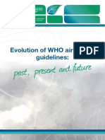 WHO Evolution Air Quality