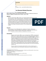 NIH Public Access: Pharmacotherapy For Stimulant-Related Disorders