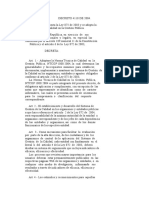 Decreto 4110 de 2004