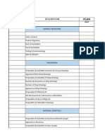 Activity Id Plan: Description