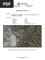 Informe Canal Marian Huaraz