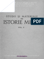 Studii Si Materiale Istorie Medie 10 (1983)