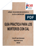 Guia Practica de Morteros Con Cal