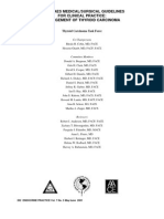 Aace/Aaes Medical/Surgical Guidelines For Clinical Practice: Management of Thyroid Carcinoma