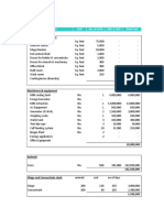 Description Unit No. of Units Rate / Unit Total Cost: Dairy Farm Projected Initial Investment