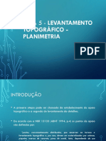 Aula 5 - Levantamento Topográfico - Planimetria