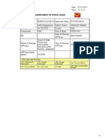 Department of Posts: India: Description For PH Codes