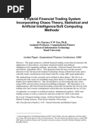 A Hybrid Financial Trading System Incorporating Chaos Theory, Statistical and Artificial Intelligence/Soft Computing Methods