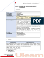 Programa Analitico - Circuito I