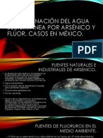 Contaminación Del Agua Subterránea Por Arsénico y Flúor