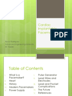 Cardiac Implantable Pacemakers: Rocio Rodriguez Advanced Engineering Materials Dr. Haider