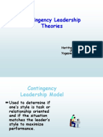 Contingency Leadership Theories: Haritharan Chandran (MPPU161064) Yogeswari Murugaiya (MPP161059)