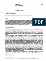 Production of Synthesis Gas: Caalysis Today, 18 (1993) 305-324