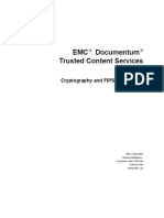 EMC Documentum Trusted Content Services: Cryptography and FIPS 140-2 Guide