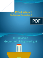 CE 152 - Lecture 1: Geotechnical Engineering - 2