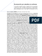 JURISPRUDENCIAS - Alimentos - Exoneración Por Estudios No Exitosos