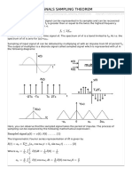 Signals Sampling Theorem