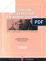 Iniciacion Lenguaje Niños Ciegos PDF