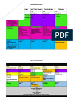 2017-2018 Tentative Schedule