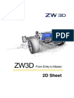 ZW3D FromEntryToMaster 2D Sheet