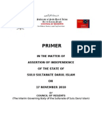 Primer Sulu Assertion of Independence Last Ed Selangor 10 August