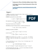 Instructor Manual Fundamentals of Physics 10th Edition Halliday Resnick Walker PDF