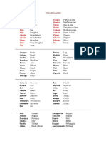 Vocabulario Aula Fácil