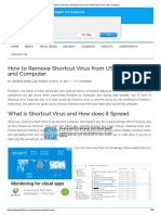 How To Remove Shortcut Virus From USB Flash Drive and Computer