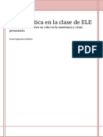 La Enseñanza de La Gramática en ELE