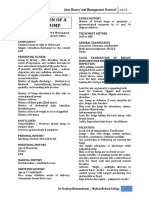 Case Proforma Final, Surgery