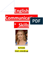 English Communication Skills: by Prinkle Email: Sister@v.gg