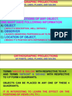 To Draw Projections of Any Object, One Must Have Following Information