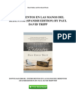 Instrumentos en Las Manos Del Redentor Paul David Tripp