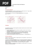 Resumen de Funciones Logarimicas