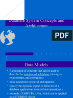 Database System Concepts and Architecture