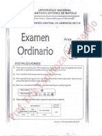 Unasam Examen Ordinario 2017 - II (Protegido)