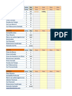 Excel - Rutina TorsoPierna