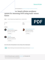 Relative Position-Based Collision Avoidance System For Swarming UAVS Using Multi-Sensor Fusion