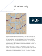 Permeabilidad Vertical y Horizontal