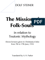 The Mission of The Folk-Souls - Rudolf Steiner