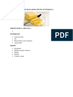 Proceso de Elaboración de Mantequilla